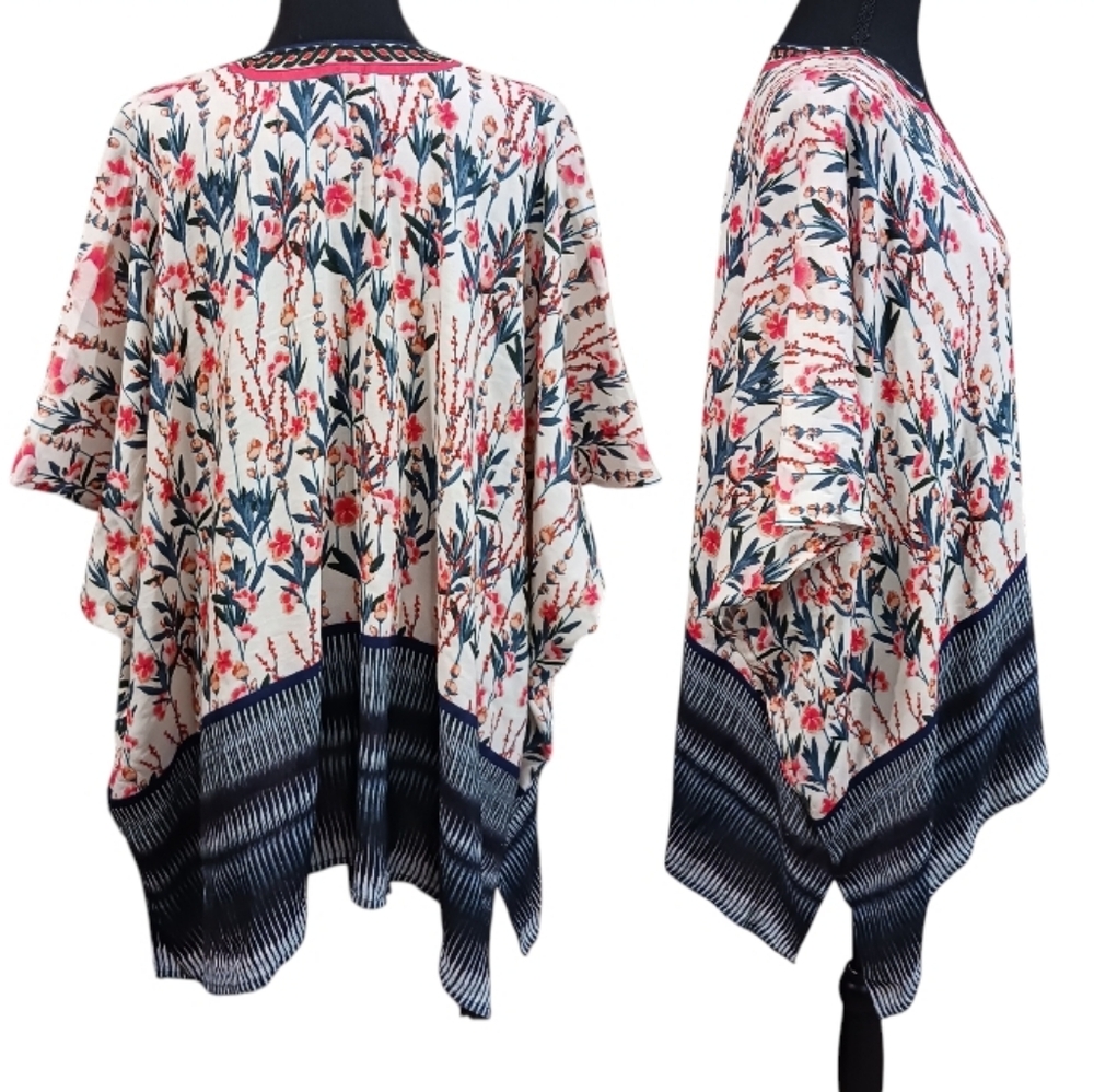 Blank London Anthropologie Tunic Caftan Top Bohemian Festival Kimono - Picture 2 of 11